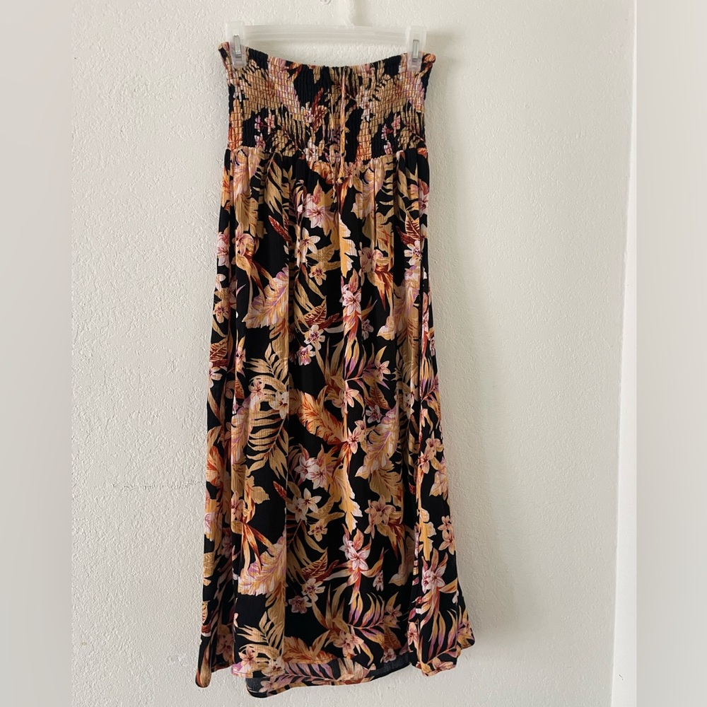 Ripcurl cinched top strapless dress